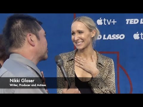 Ted Lasso Blue Carpet: Nikki Glaser Expresses How Uplifting Ted Lasso Was For Her And More.