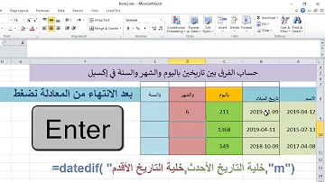 حسب فرق العمر