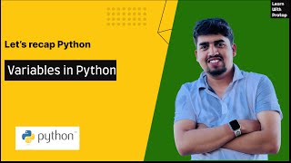 #1 - Variables in Python | Python for Beginners | Learn with Pratap