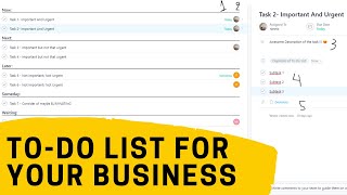 How To Create A To-Do List For Your Business | 10X Business Productivity Resimi