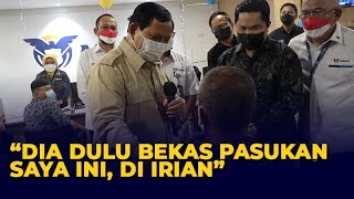 Momen Prabowo Ketemu Mantan Anak Buah di HUT Asabri: Dia Dulu Bekas Pasukan Saya
