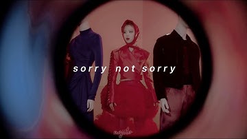 itzy - sorry not sorry ( 𝘀𝗹𝗼𝘄𝗲𝗱 + 𝗿𝗲𝘃𝗲𝗿𝗯 )