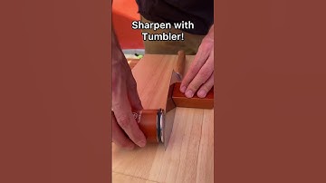 A whole ‘nother level of sharpness 😱 #knifesharpening #sharpening #sharpknife #tumblerusa