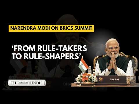 Modi at BRICS 2026: “A shared future means a shared right to shape it.”