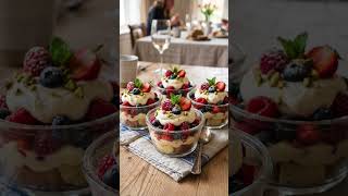 SOBREMESAS INDIVIDUAIS COM FRUTAS