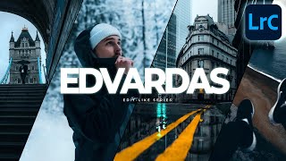 Cómo editar MOODY como EDVARDAS (xxi.vision) | Lightroom Classic Tutorial Presets Gratis