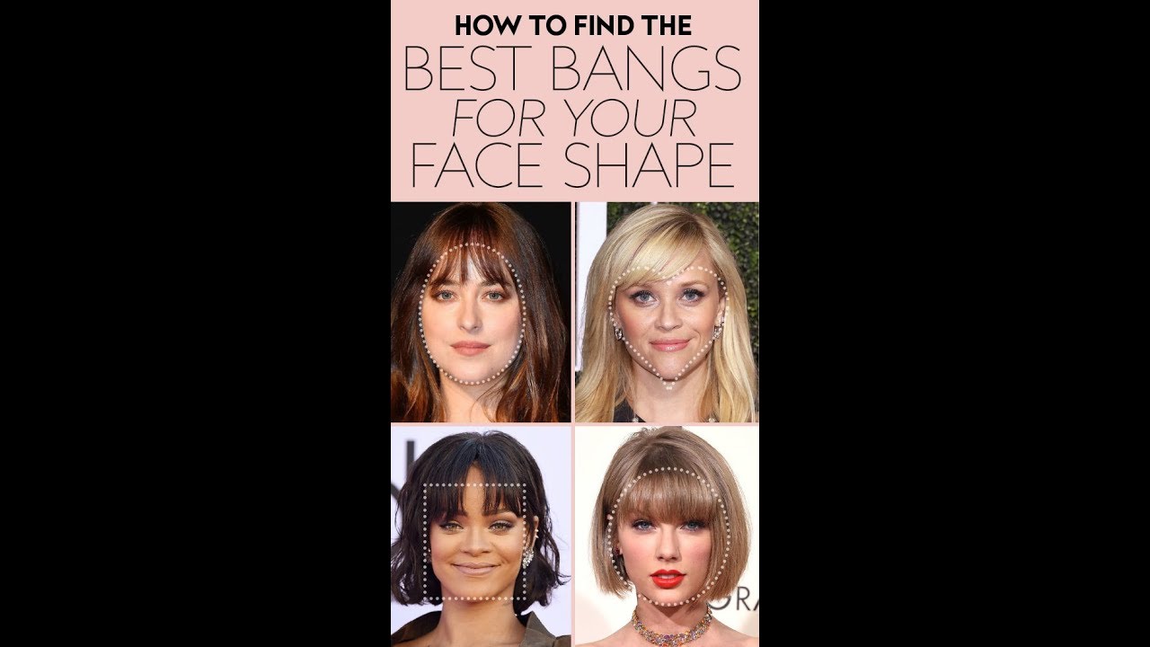 How to do bangs for your face shape - YouTube