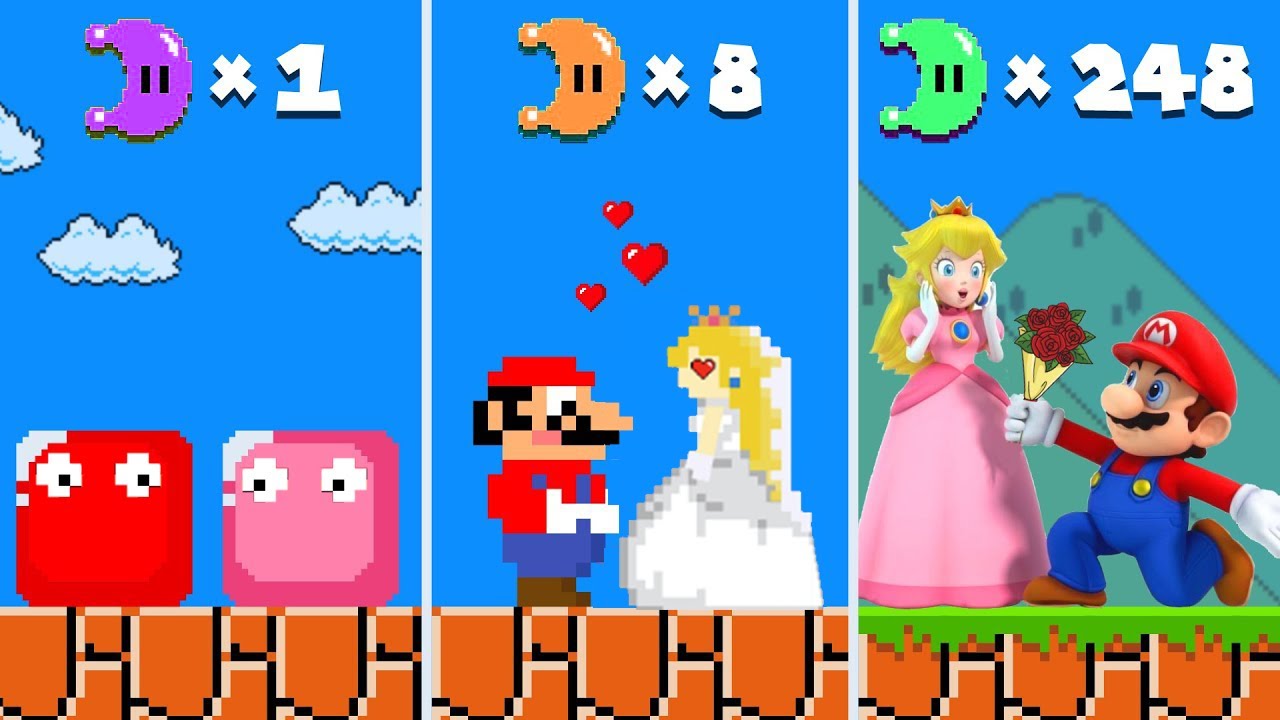 Super Mario Bros. but Evolution Mushroom (1985 - 2023)