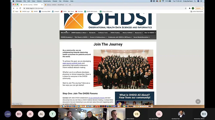 Welcome To The Journey/OHDSI.or...  Tour (Craig Sa...
