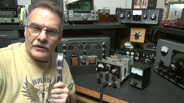 Johnson Viking mobile Ham AM Transmitter Alive and Rare Demo