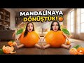 EYVAH SİHİRLİ MANDALİNA ! ! HİRA MANDALİNAYA DÖNÜŞTÜK ! ! @elifsinemtv @linacetinkayaofficial 