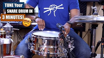 Tune Your Snare In 3 Minutes With Me 🥁 (Talkless Real Time w/ Beatdown Brown)