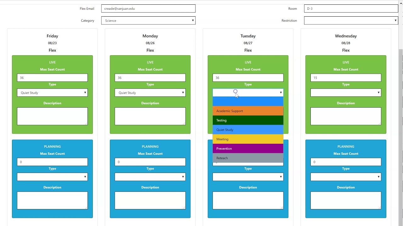 FlexiSCHED Teacher directions for Planning your Flex Periods YouTube