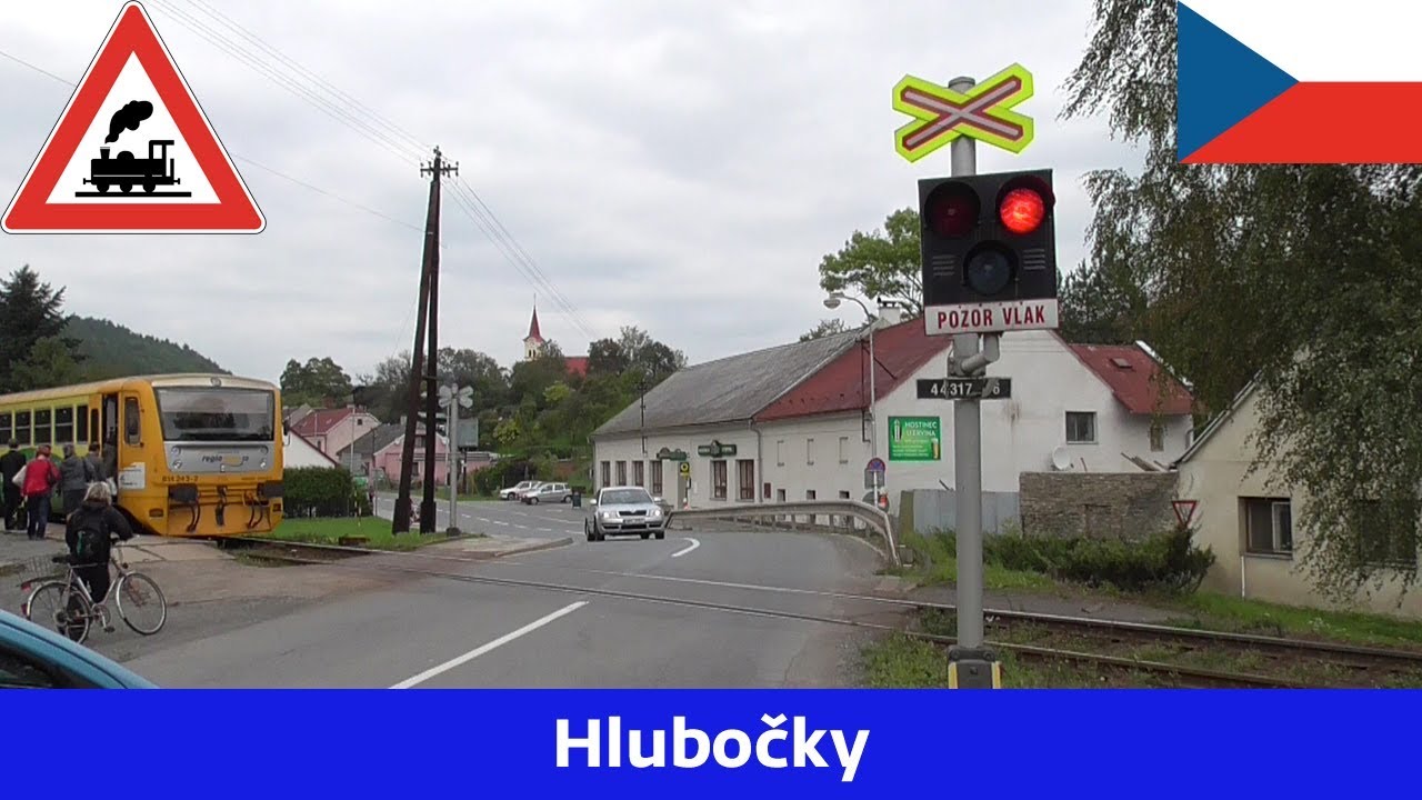 Železniční přejezd Hlubočky - 29.9.2014