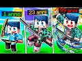 DA LIVELLO 1 A LIVELLO 99999 SU DEMON SLAYER! - MINECRAFT
