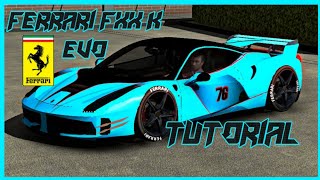 How to make a Ferrari Fxx K EVO in Car Parking Multiplayer