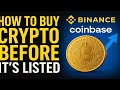 how to buy new crypto tokens before listing (make 10-100X profits)