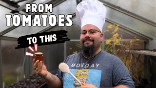 The Easiest Way to Make Tomato Puree - No Fuss, No Waste