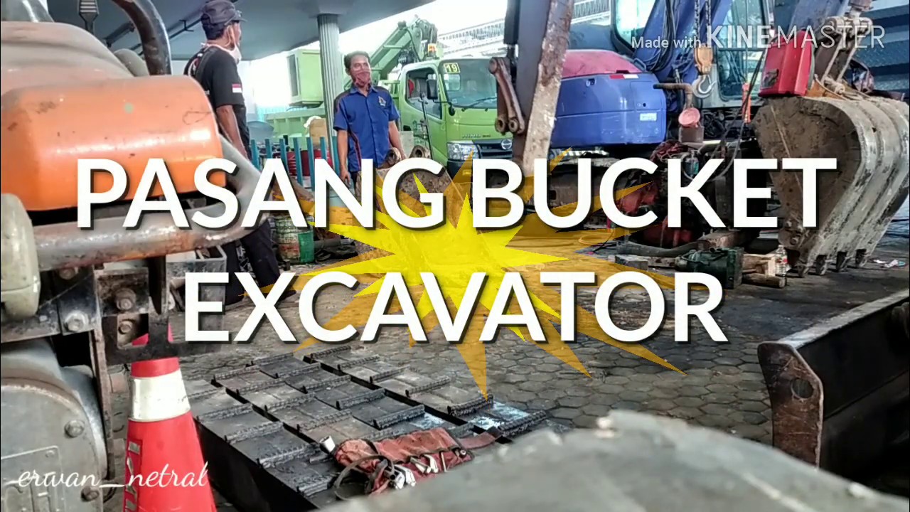 Pasang bucket excavator pc 75/ alat berat YouTube