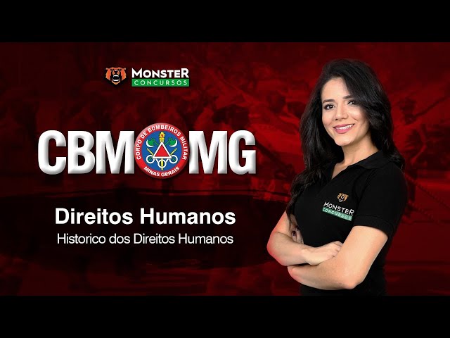 Concurso PMMG - Dica de Direitos Humanos - Monster Concursos - Prof.  Carlotta 