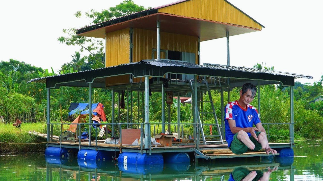 I Built A House That Floats On Water In 6 Days