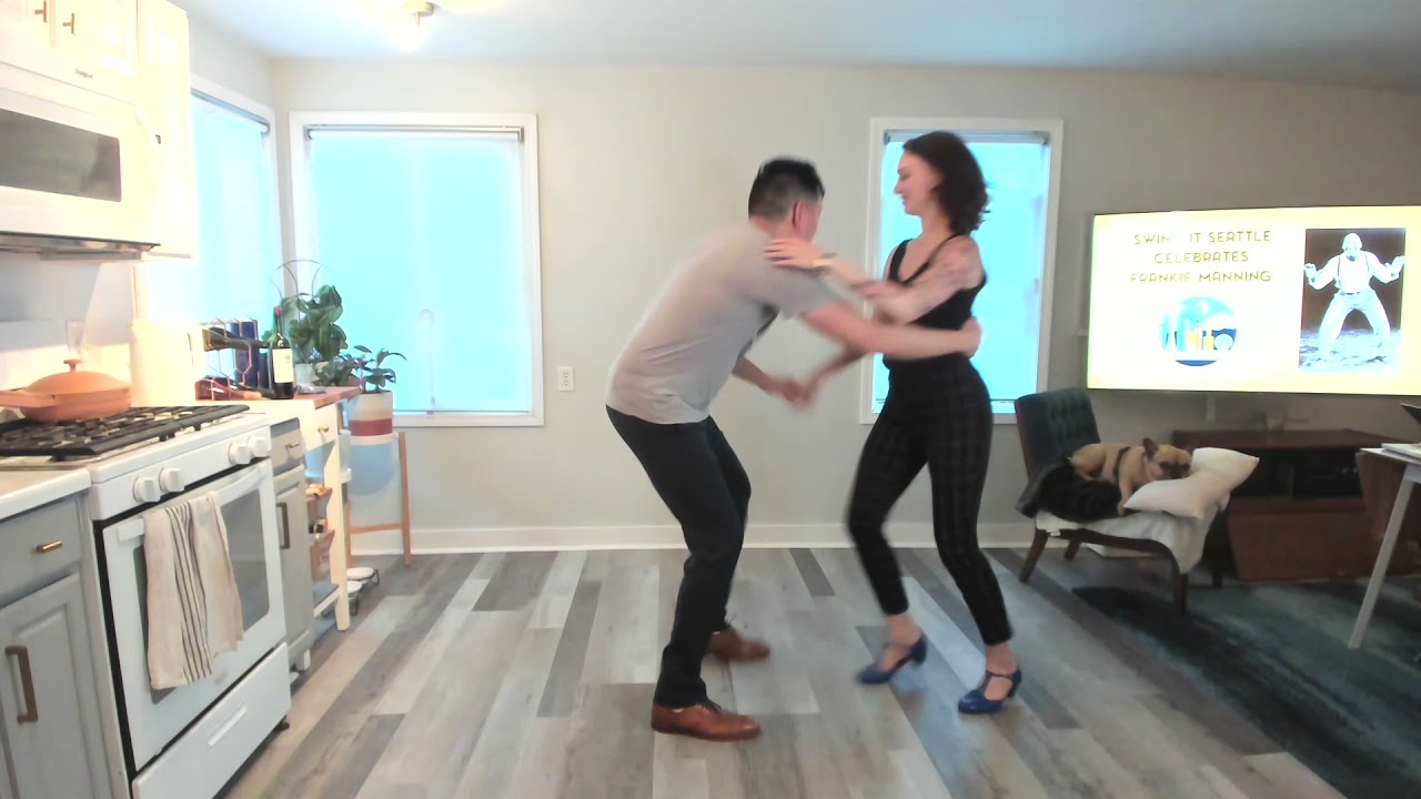 Swing It Seattle - Frankie Manning Lindy Hop Workshop Redux wk 2 - Katie & Mark Kihara