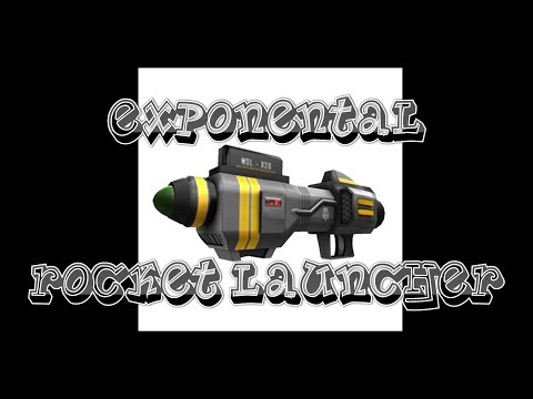 Roblox Gear Reviews Exponential Rocket Launcher Youtube - rocket launcher roblox id gear