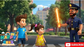 The Police Helpers Safety Song For Kids Learn About Police Officers Kids Protection Rhyme