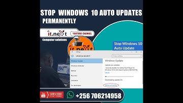 How to disable windows 10 update permanently
