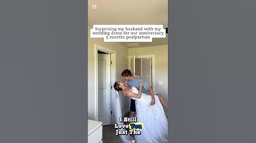 Ze droeg haar trouwjurk opnieuw 💍 | Een prachtige verrassing die zijn hart deed smelten ❤️ #respe...