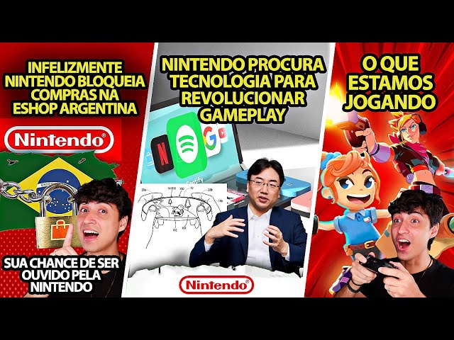 ACABOU AS COMPRAS NA ESHOP DA ARGENTINA! Infelizmente a Nintendo tomou uma  MEDIDA EXTREMA :( 