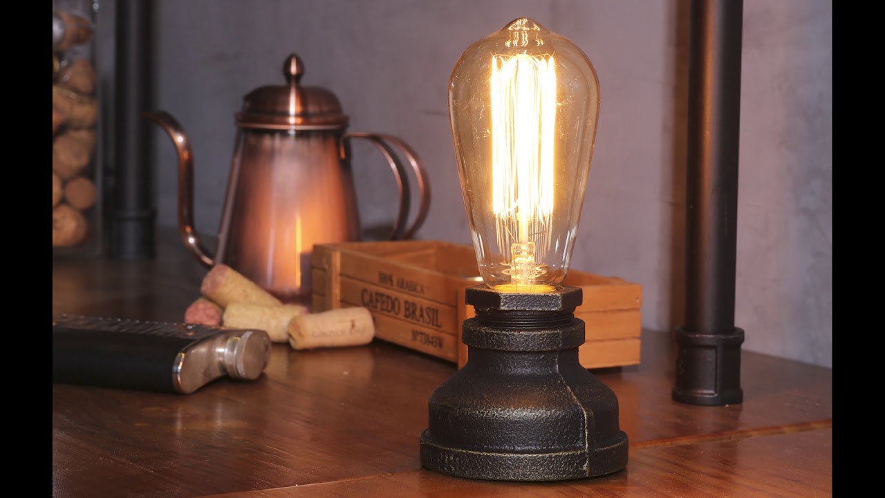 Unboxing Steampunk Vintage Style Table Lamp