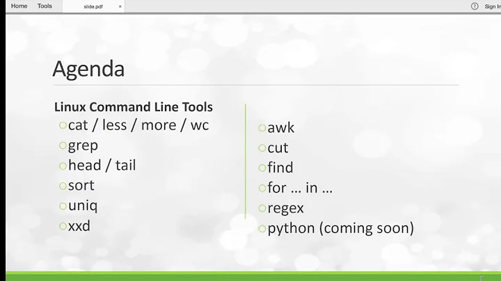 Basic Linux Commands Line Tools Part #1 - grep, cut, head, more, awk etc. and some python & regex