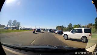 Forsyth County Sheriffs Jumping a Car