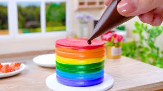 Ide Terbaik Kue Pelangi😍 Ide Kue Mini yang Lezat 🌈 Lisa Kecil Baker