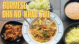 Burmese   Ohn No Khao Swe |   Chicken Noodles soup style  screenshot 5