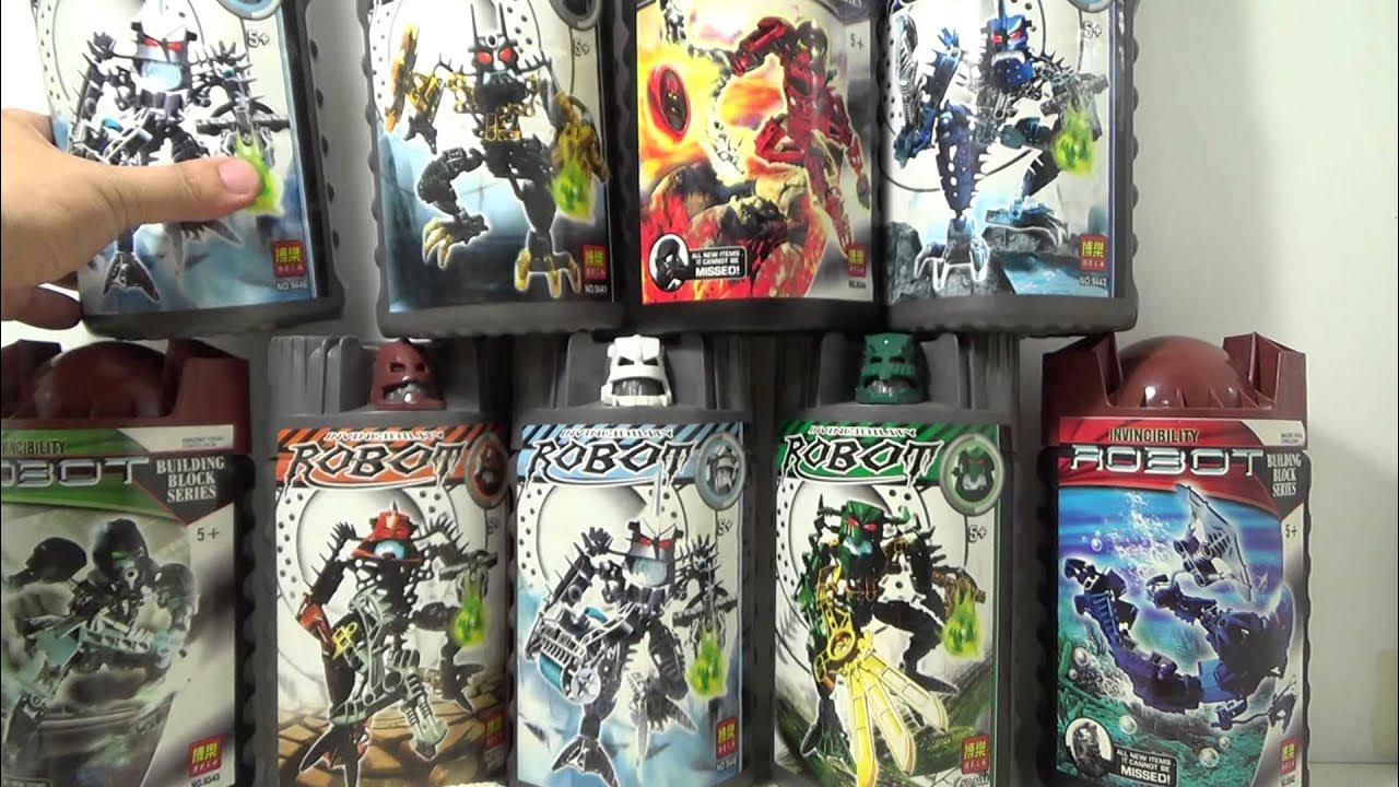 bela 바이오니클(Bionicle) 레고 짝퉁 히어로팩토리 이전 버전 제품 소개 - YouTube