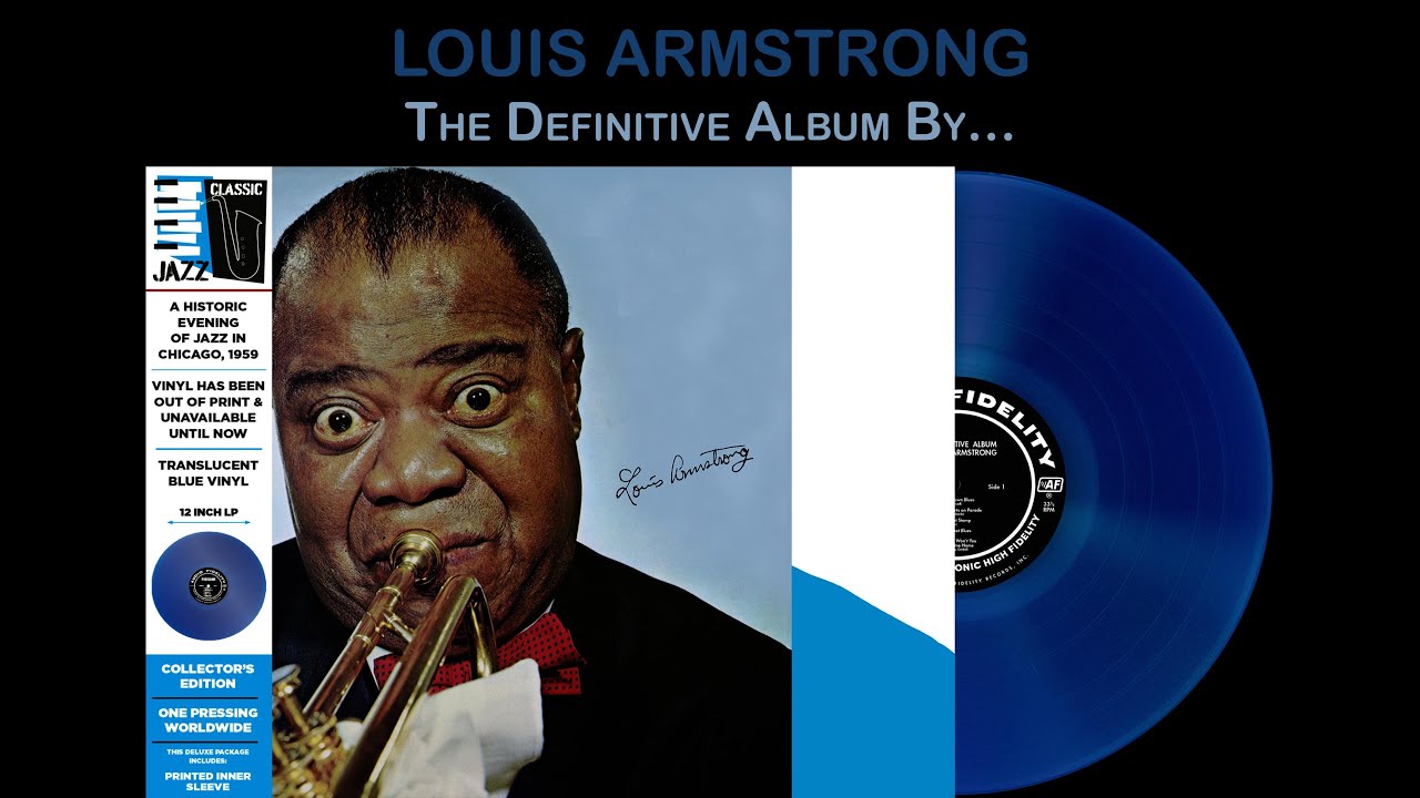 英2LP Louis Armstrong Definitive Album By Louis Armstrong (Blue Vinyl) 783789BLUE Culture Factory 未開封 /00520 Louis Armstrong - The Definitive Album by Louis Armstrong - Blue
