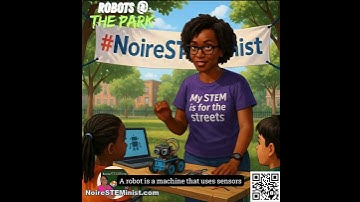 👩🏽‍💻AI Avatar Robotics Engineer: Robots at Park #NoireSTEMinist #Robots #AI #EngineerProfessor
