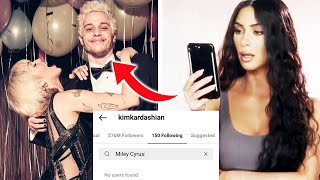 Kim Kardashian Unfollows Miley Cyrus On Instagram Because Of This