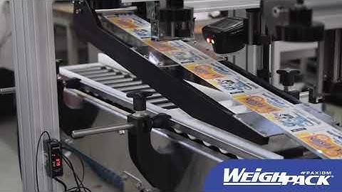 WeighPack wraparound horizontal labeler for narrow tubes