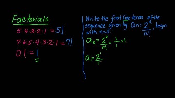 Factorials and Sequences