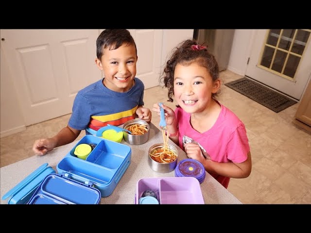 HAIXIN Bento Box for Kids - Insulated Lunch Box with Thermos for