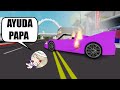 LYNA BEBE TIENE UN ACCIDENTE CON SU NUEVO AUTO EN BROOKHAVEN ROBLOX!!