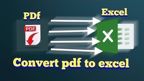 convert pdf to excel online for free #free