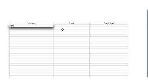 Top Secret Link Building Strategy - Indentities Spreadsheet