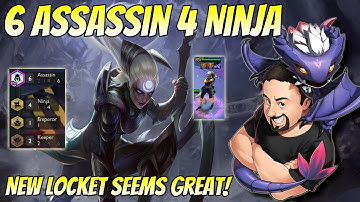6 Assassin 4 Ninja with New Locket! | TFT Fates | Teamfight Tactics