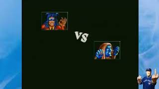 Dangerous Streets Character Screen - AVGN vs Amiga CD32
