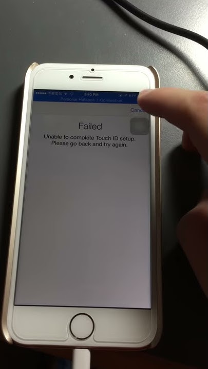 Iphone 6 Touch Id Fehlgeschlagen Nach Displaytausch IPhone 6 touch ID失效 - YouTube
