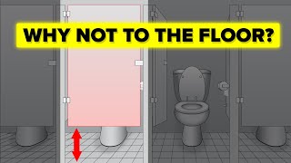 Why Public Bathroom Doors Don’t Go To The Floor